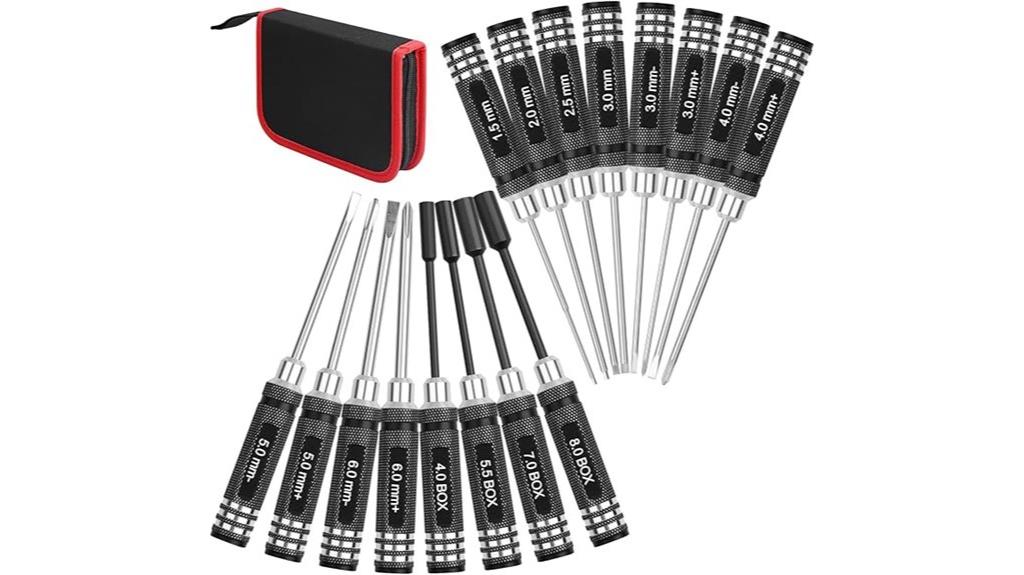 16 piece rc screwdriver set