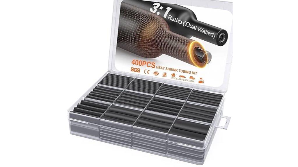 400 piece heat shrink tubing
