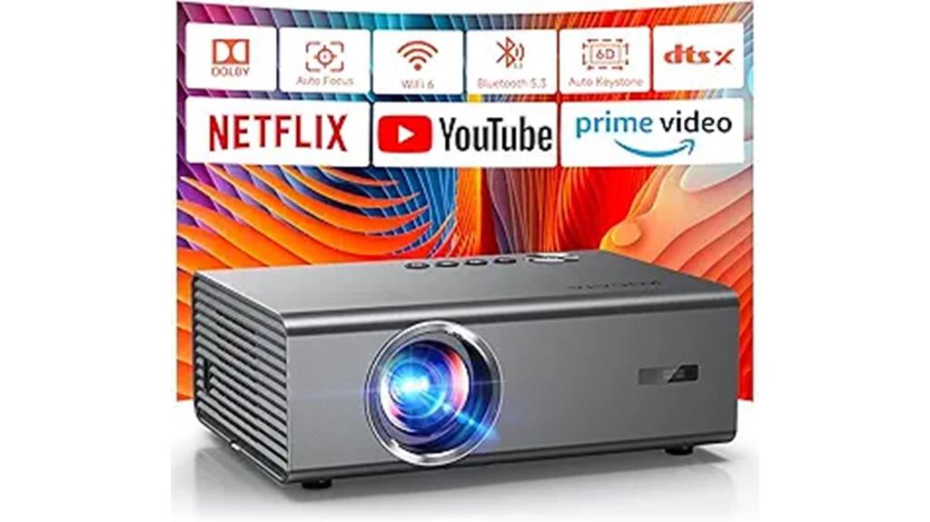 4k wifi bluetooth projector
