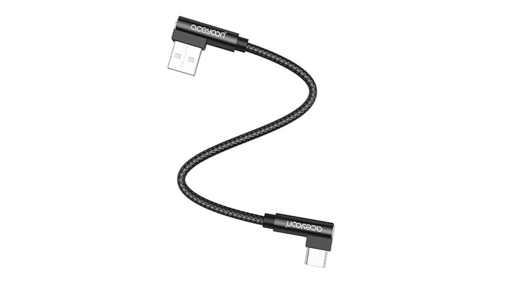 90 degree usb c cable