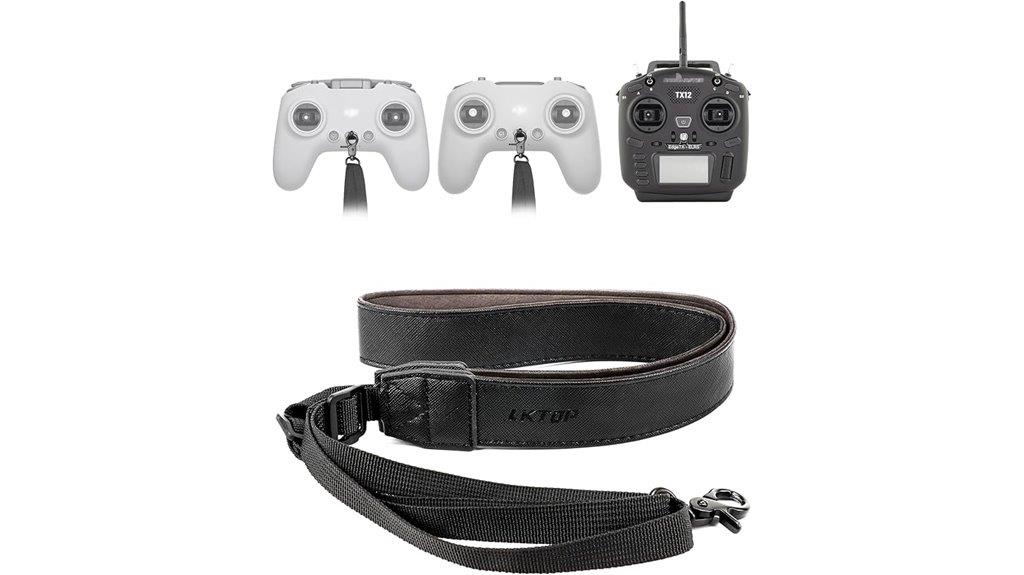 adjustable pu leather lanyard