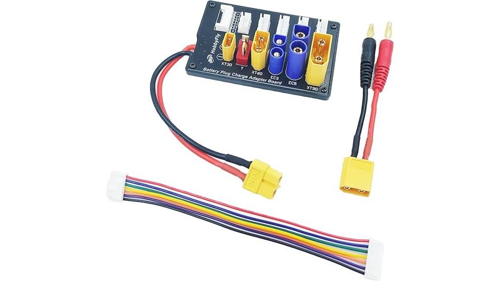 battery connector and charger