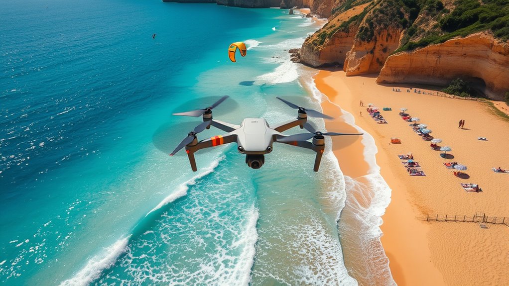 beach drone flying tips