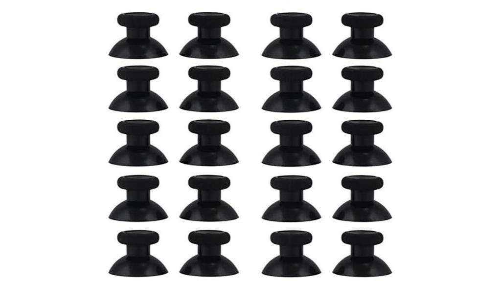 black joystick thumb grips