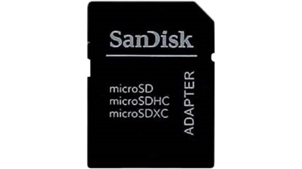 black microsd to sd adapter