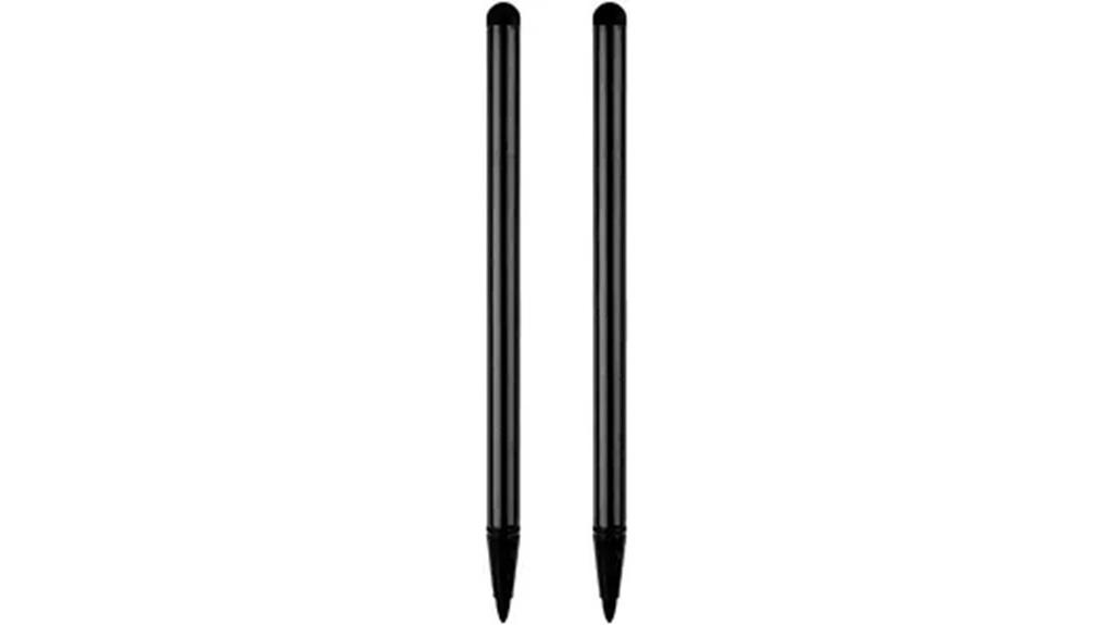 black touch screen stylus pens