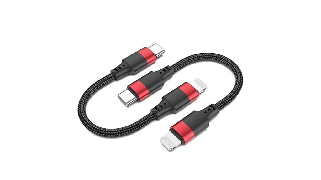 braided usb c lightning cables