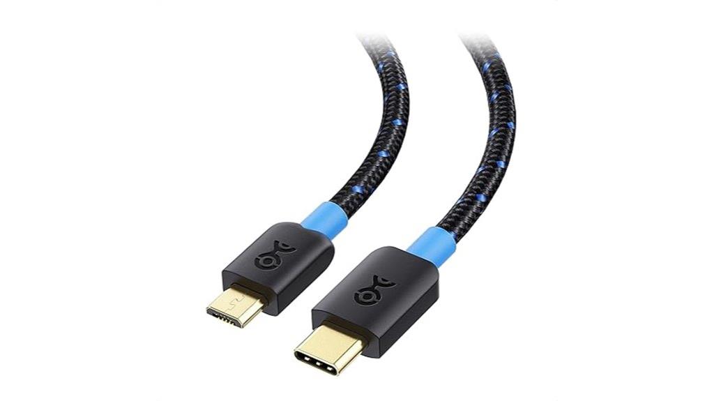 braided usb c to micro