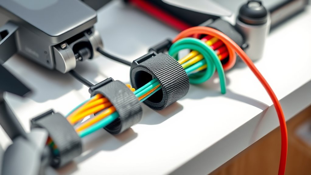 cable organization for drones