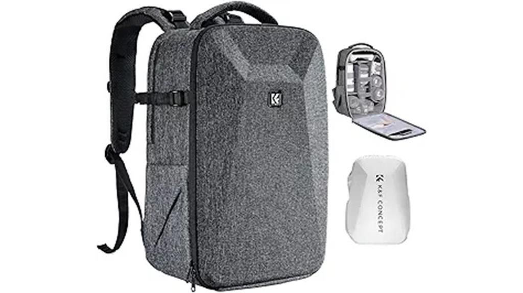 camera backpack with laptop