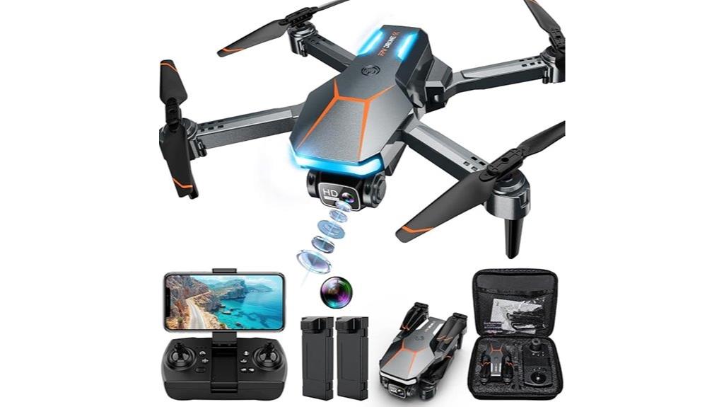 camera equipped foldable drone