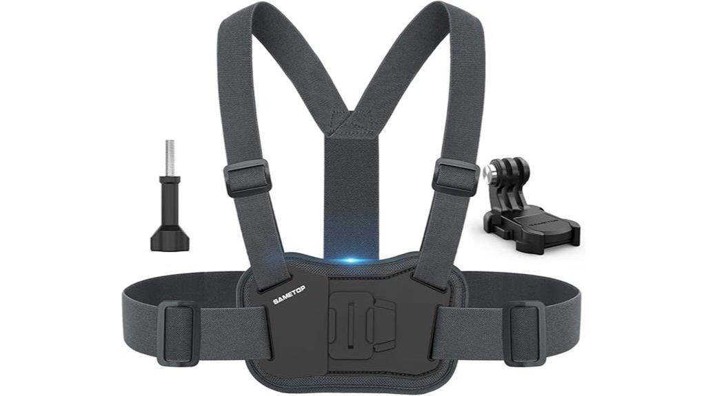 chest harness for action cameras