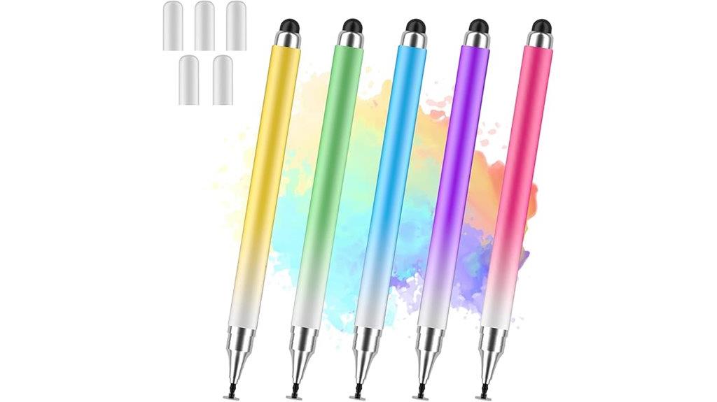 colorful touch screen stylus