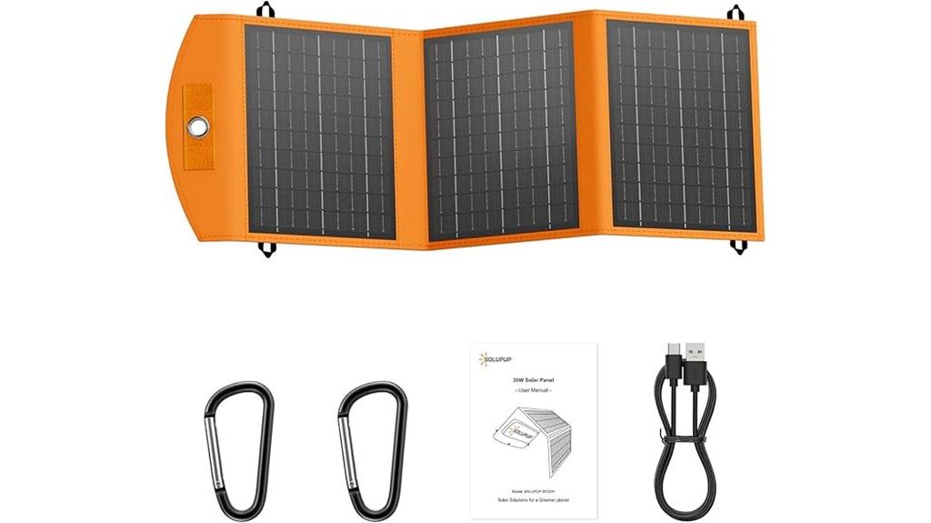 compact foldable solar charger