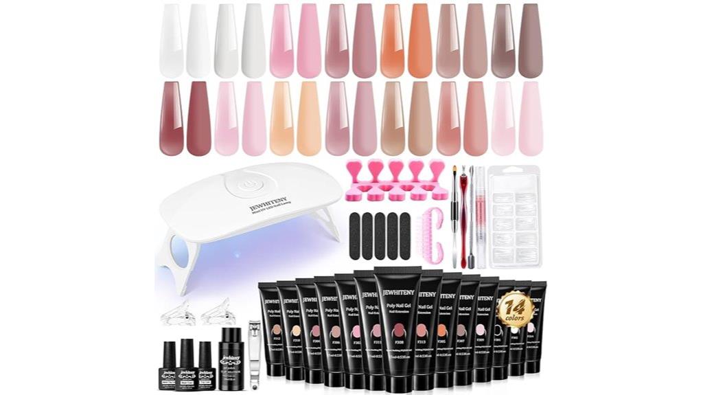 complete poly gel nail kit