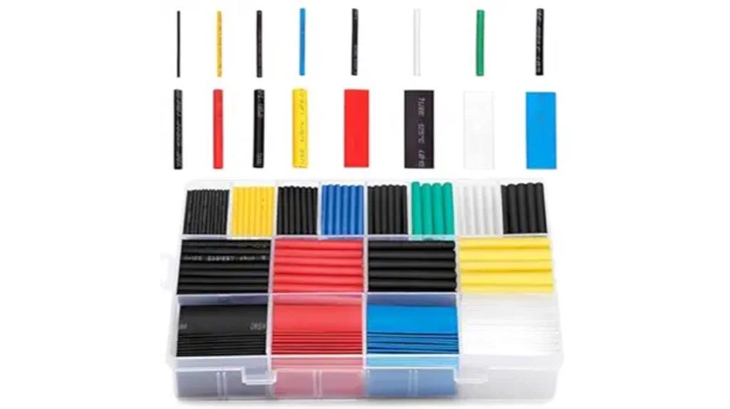 comprehensive multi color shrink tubing