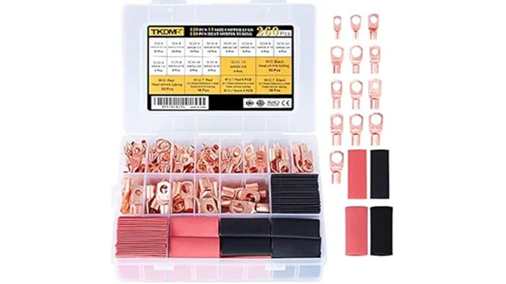 copper wire lug set