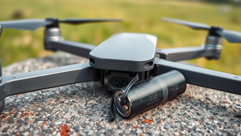 drone battery and propeller lifespan
