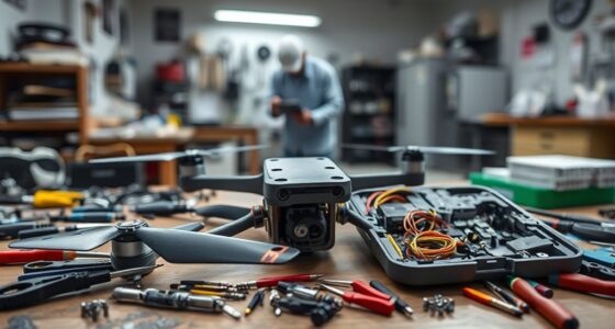 drone crash repair options