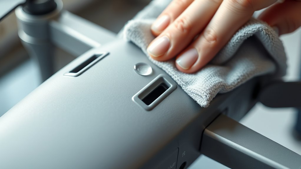 drone exterior cleaning tips