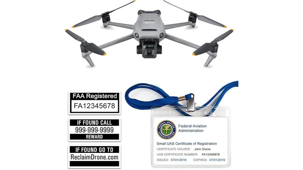 drone faa registration labels