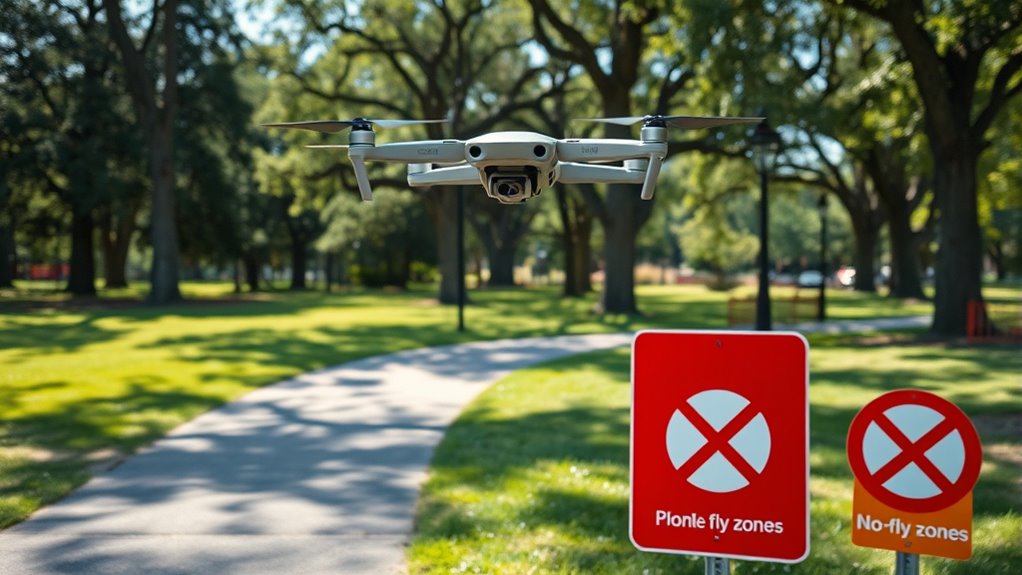 drone flight restrictions zones