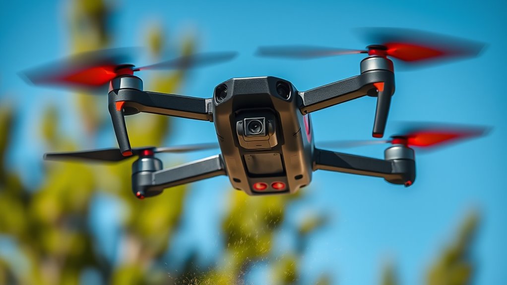 drone flip recovery safety