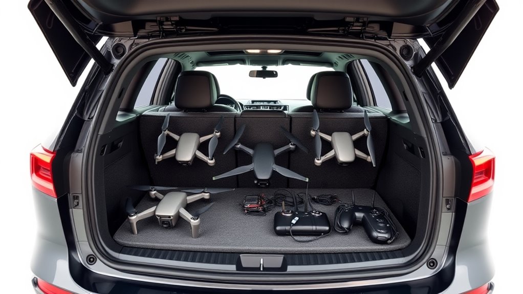 drone gear car organizers