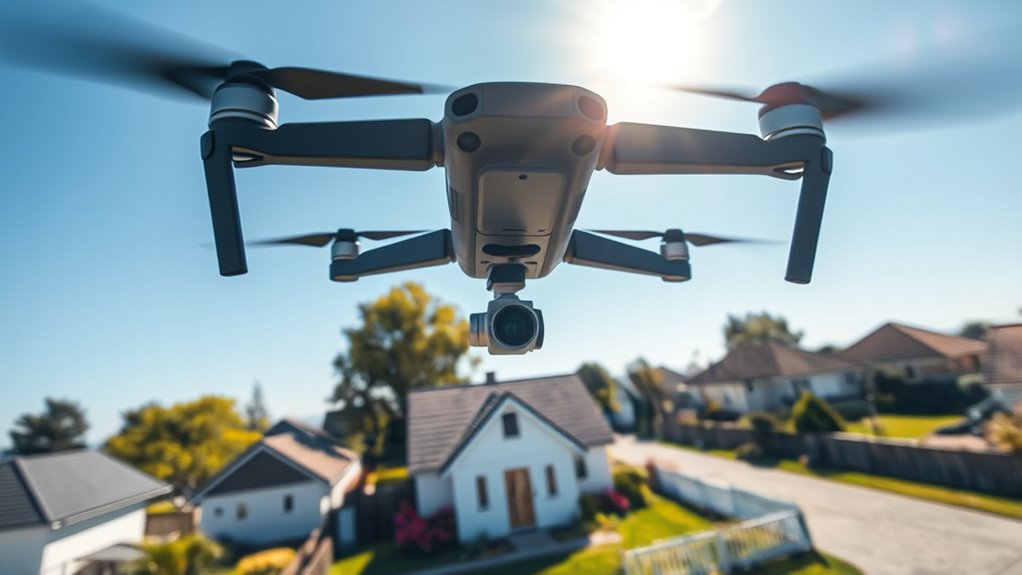 drone over private property