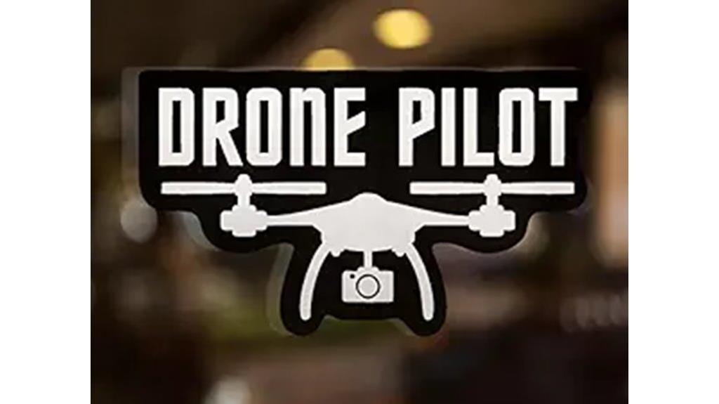 drone pilot vinyl sticker