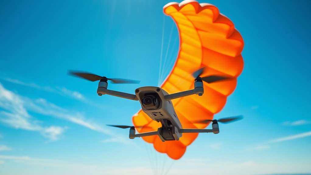 drone safety parachute technology