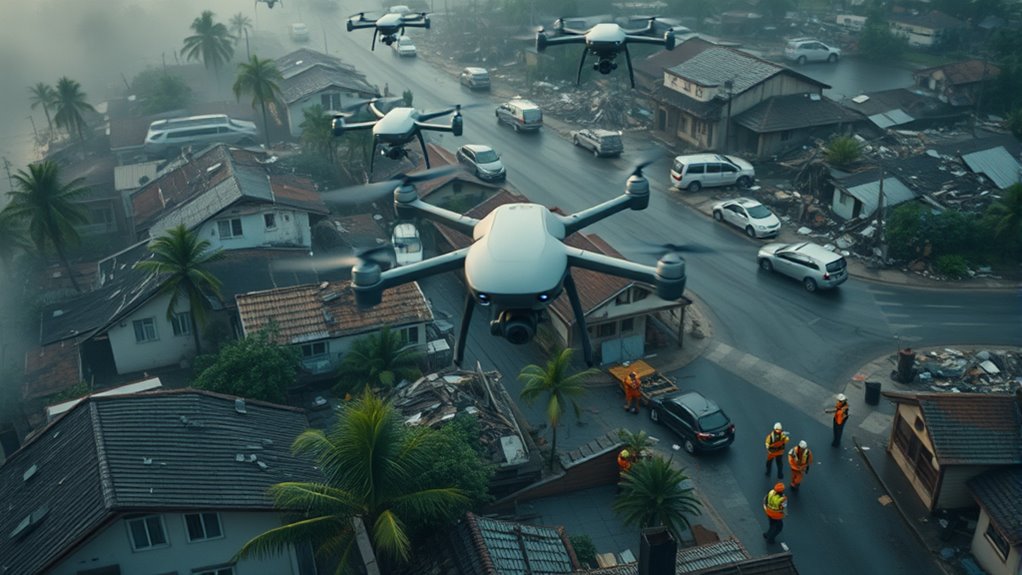 drones aiding disaster recovery