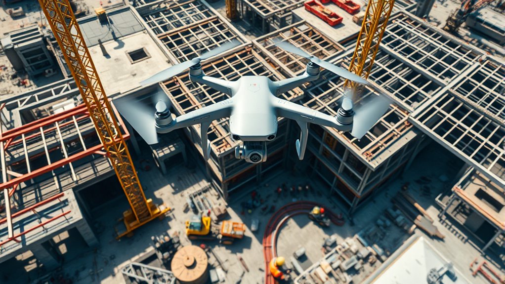drones enhance construction safety