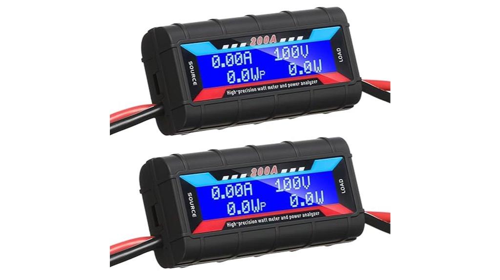 dual high precision watt meters