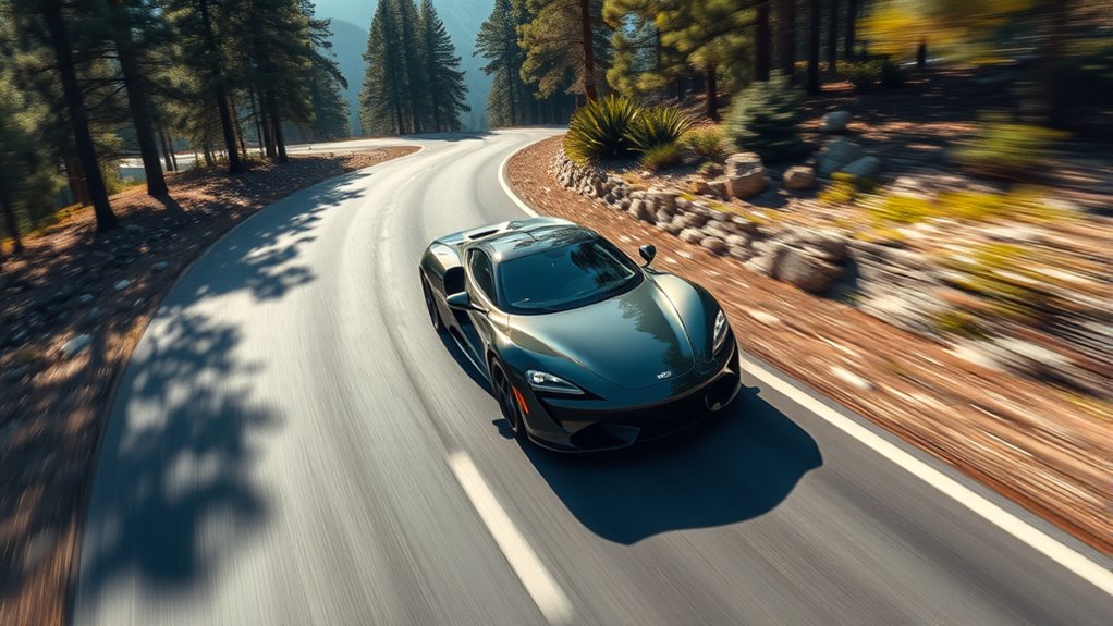 dynamic high speed drone footage