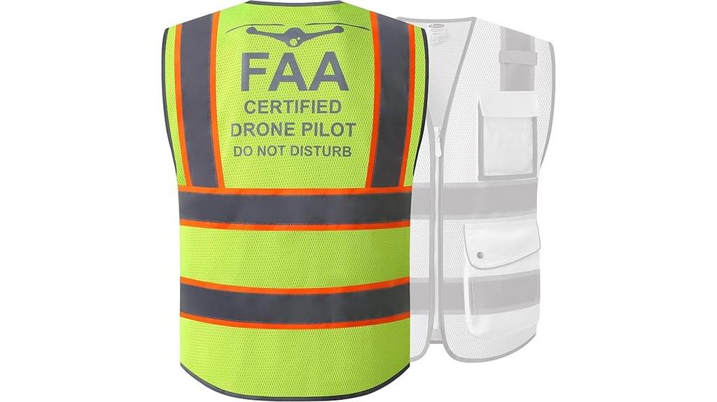 faa licensed drone safety vest