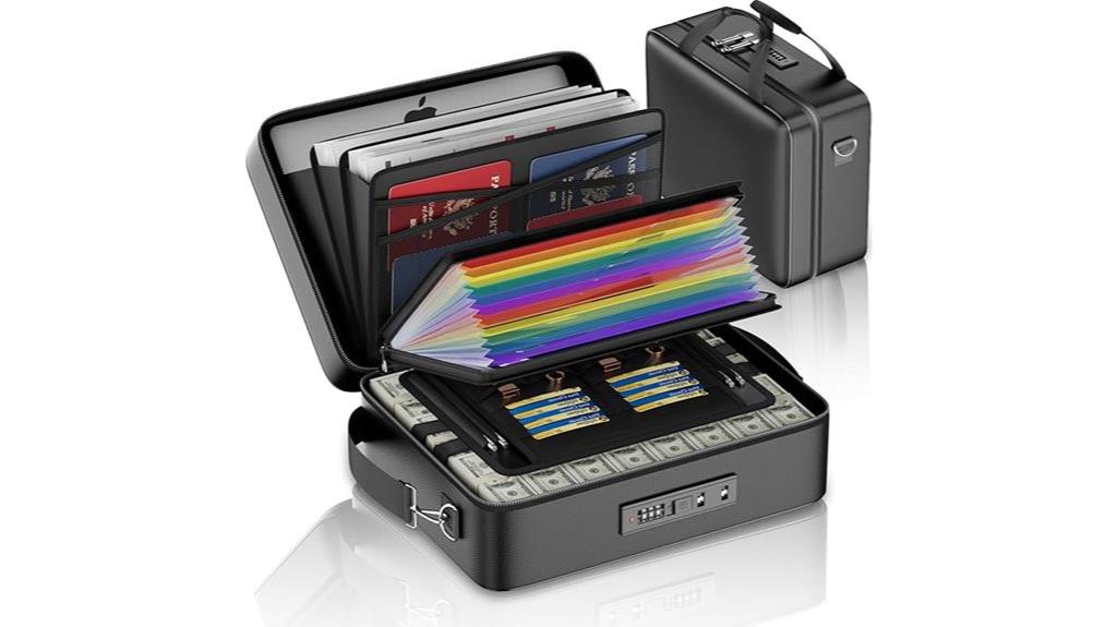 fireproof locking storage box