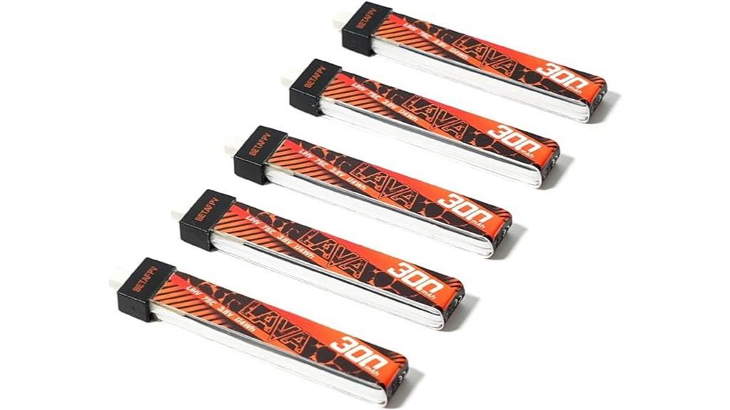 five lava 1s batteries