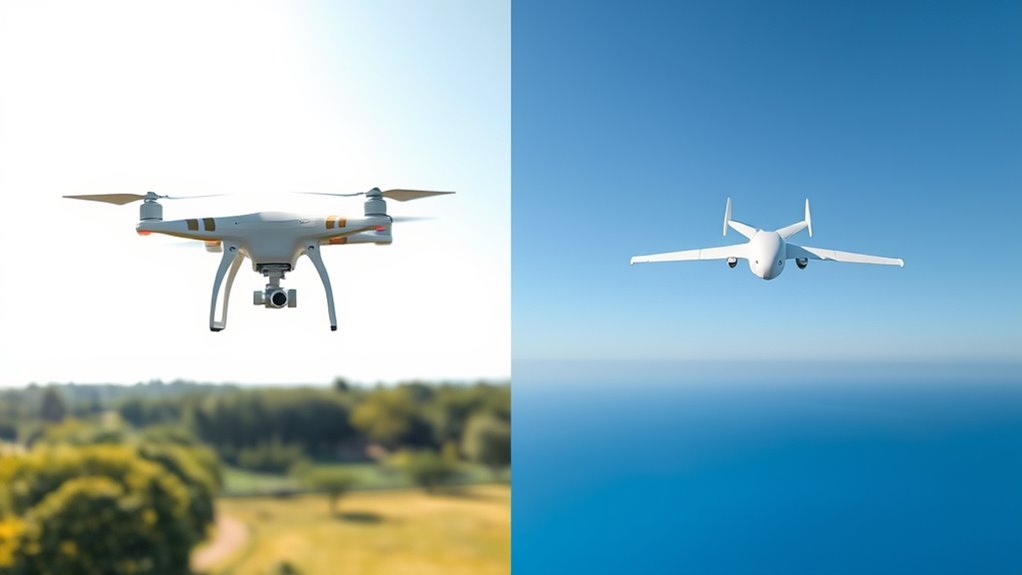 fixed wing drones last longer