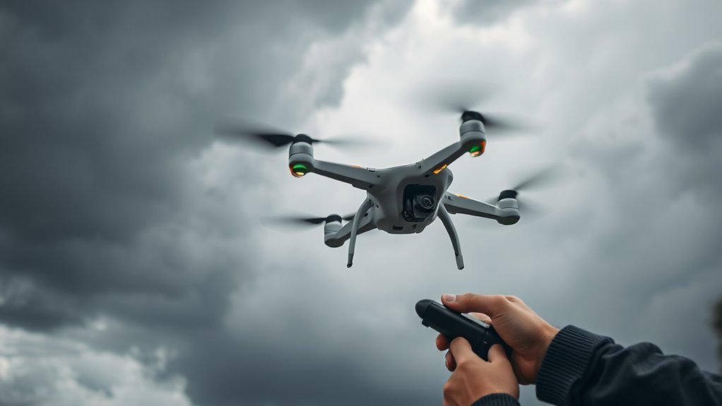 fly carefully in bad weather