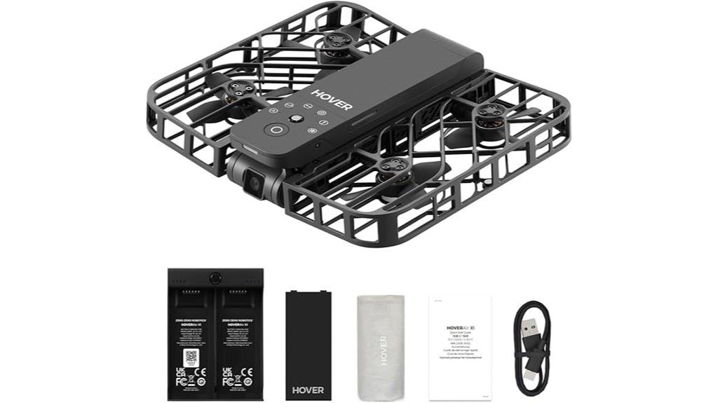 foldable camera self flying drone