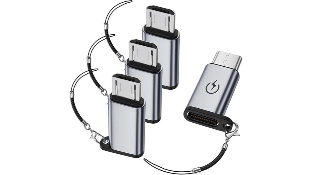 four pack usb c adapters