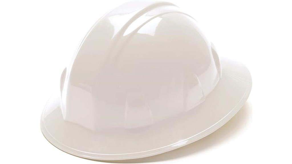 full brim hard hat