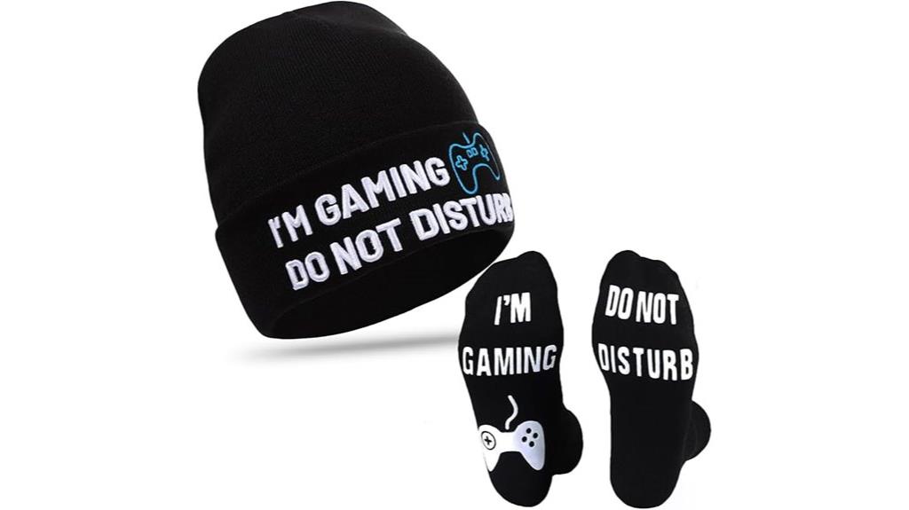 gaming sock and beanie set