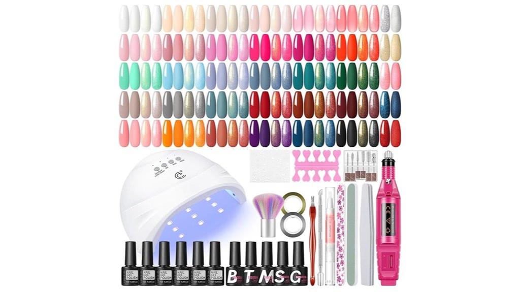 gel nail kit with uv