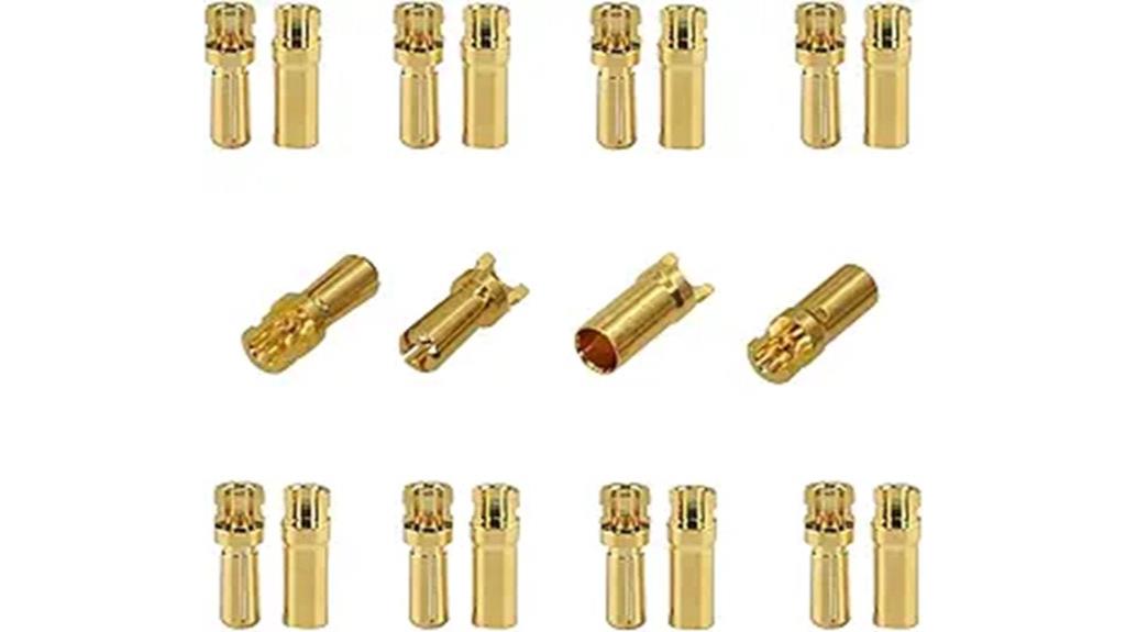 gold bullet banana plugs