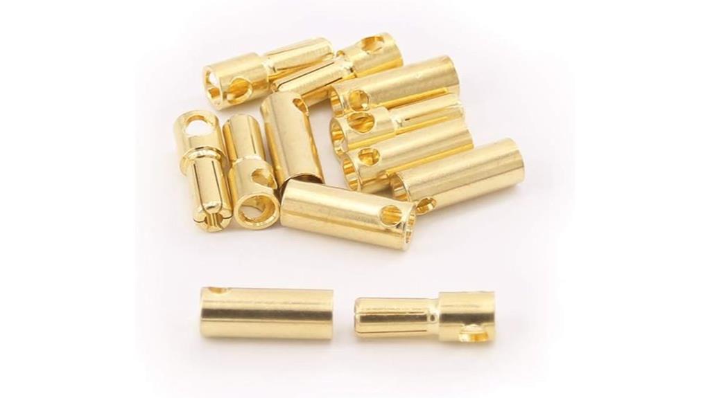 gold plated banana connectors