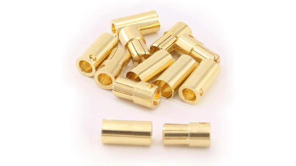 gold plated banana connectors