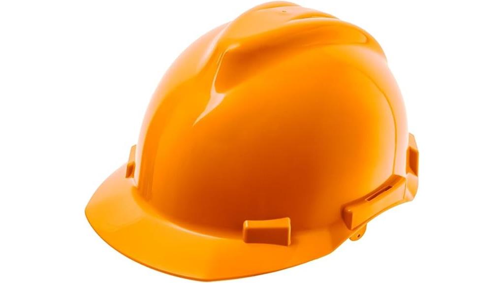 hard hat with padded suspension