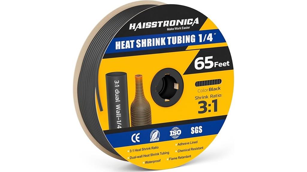 heat shrink tubing 65 ft